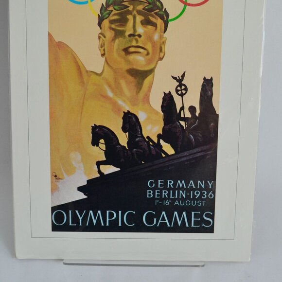 Berlin Germany 1939 Vintage Olympics Poster 16 x 12" - Picture 3 of 3